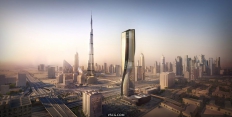 全世界最高的陶瓷立面建筑——迪拜Wasl大厦